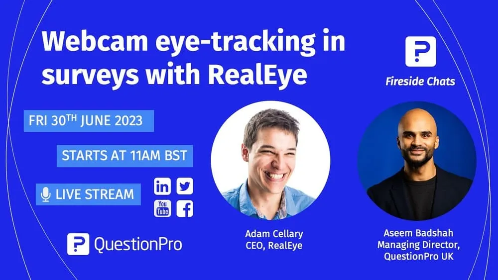QuestionPro Fireside Chats with RealEye