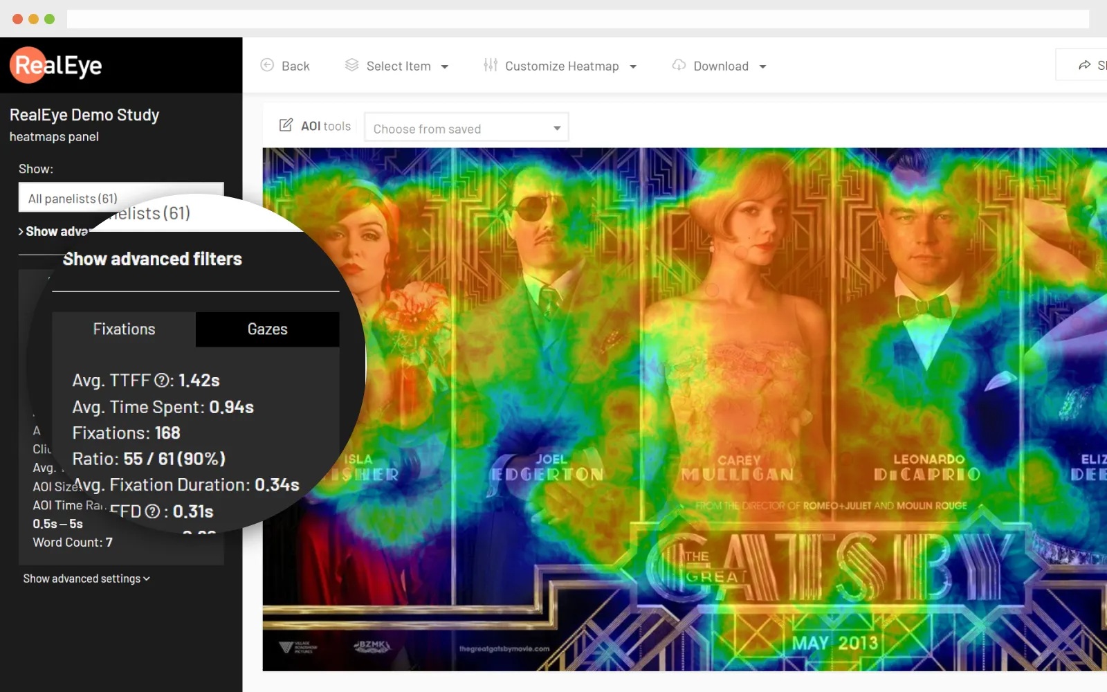 Dashboard mockup