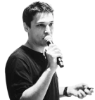 man speaking